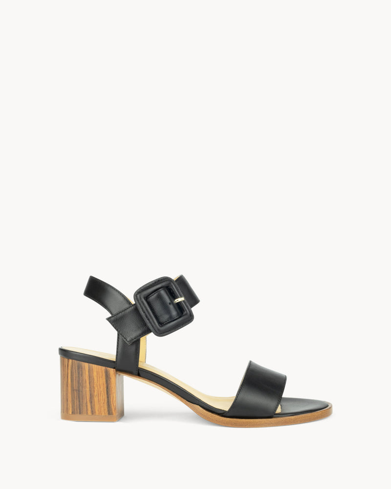 ATELIER CONTENT Eva sandals black - Shop in store at Monar