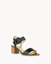 ATELIER CONTENT Eva sandals black - Shop in store at Monar