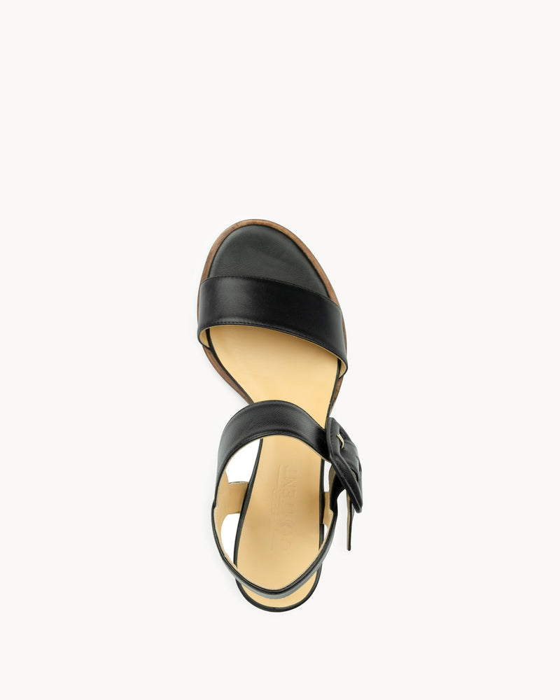 ATELIER CONTENT Eva sandals black - Shop in store at Monar