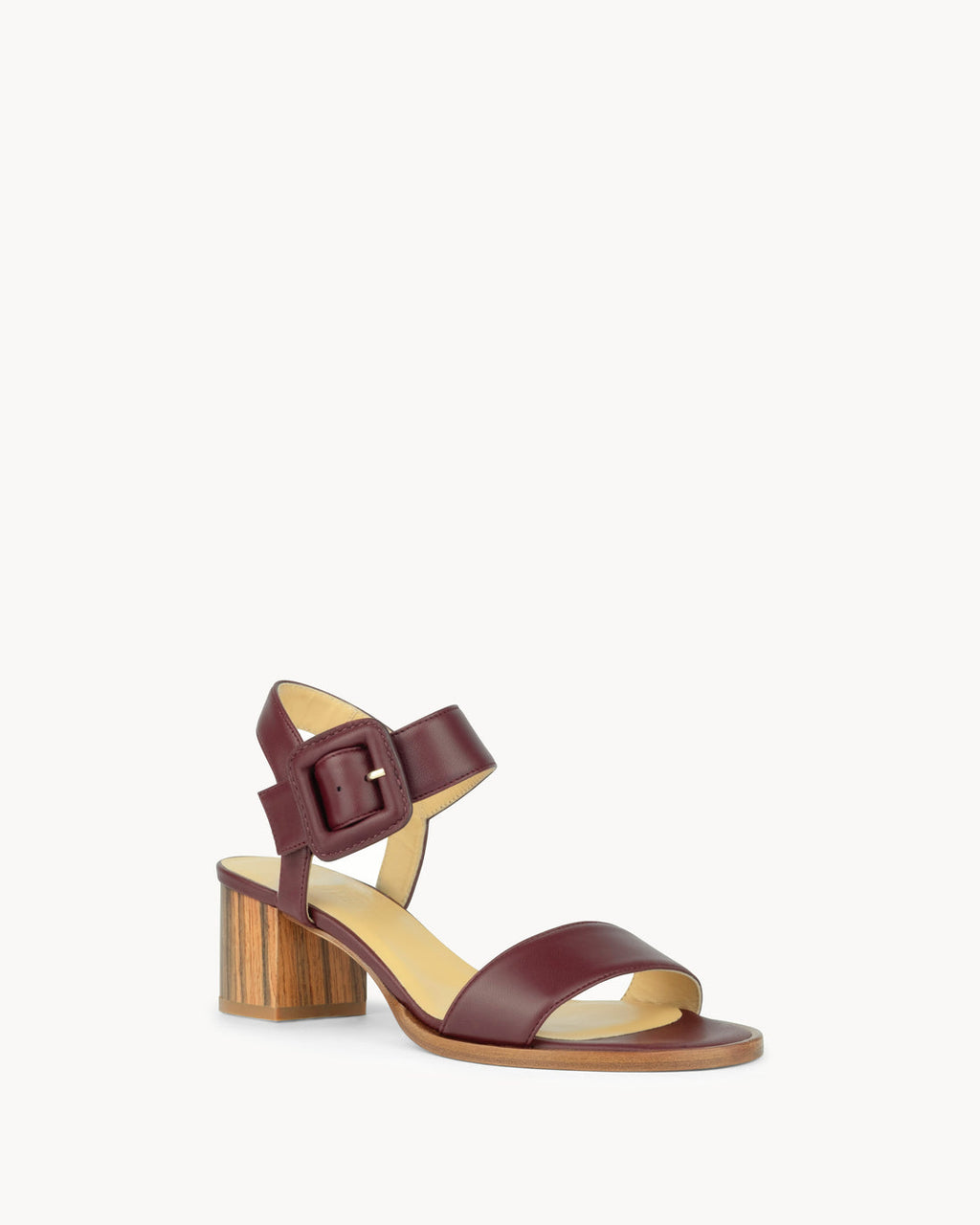 ATELIER CONTENT Eva sandals burgundy - Shop in store at Monar