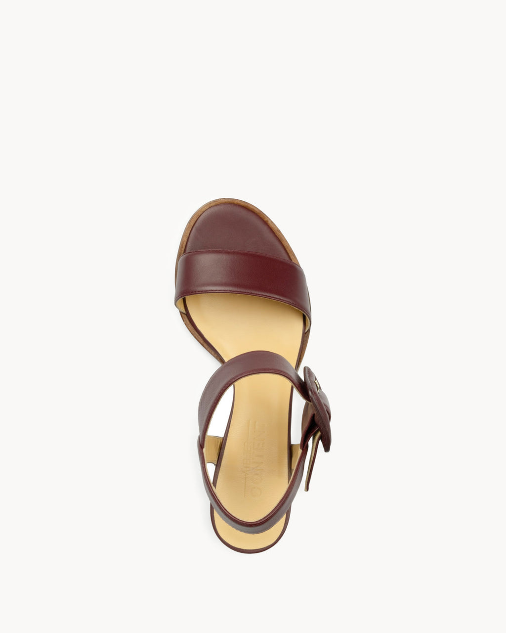 ATELIER CONTENT Eva sandals burgundy - Shop in store at Monar