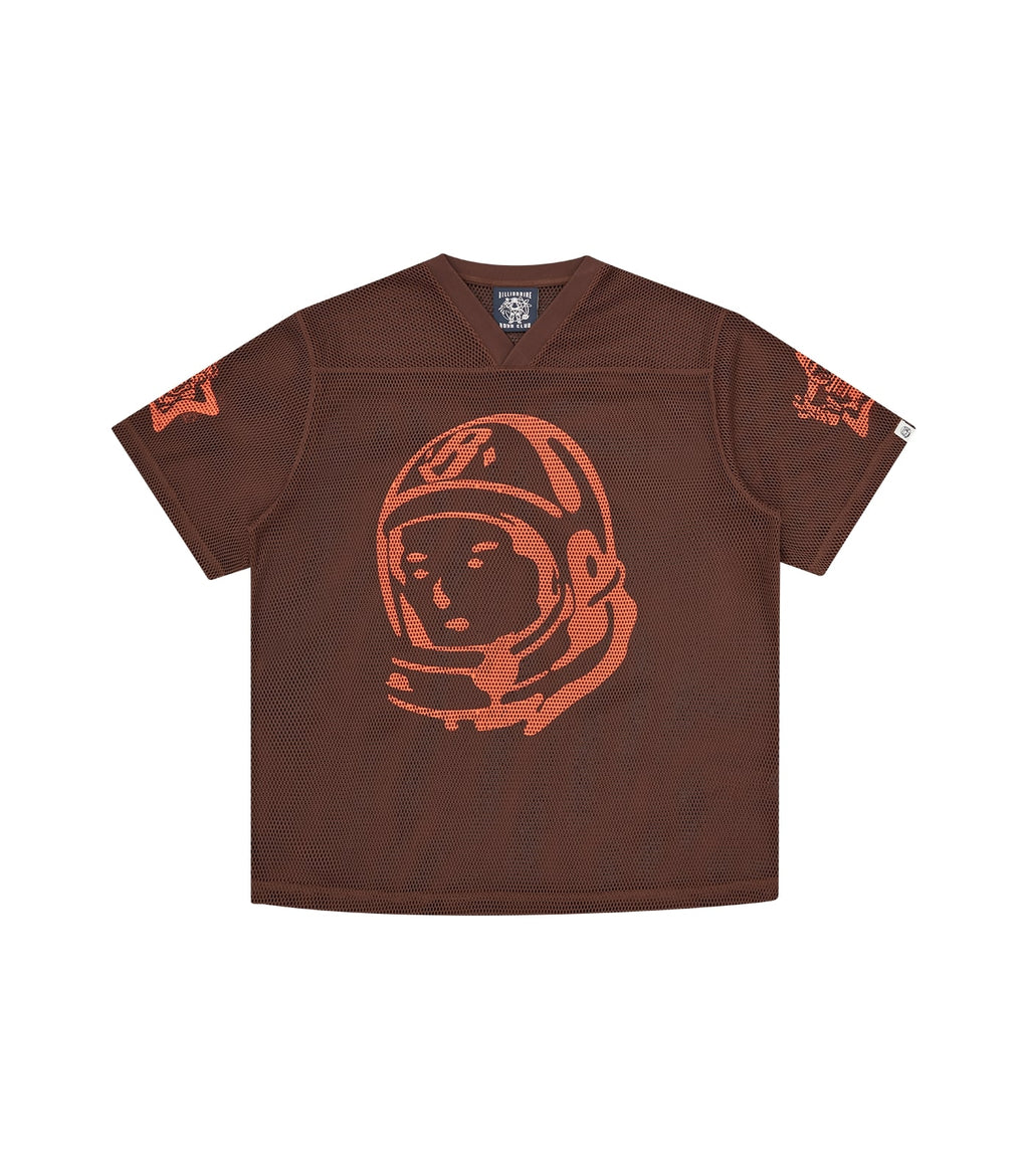 BILLIONAIRE BOYS CLUB Astro big mesh football shirt brown