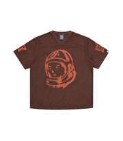 BILLIONAIRE BOYS CLUB Astro big mesh football shirt brown