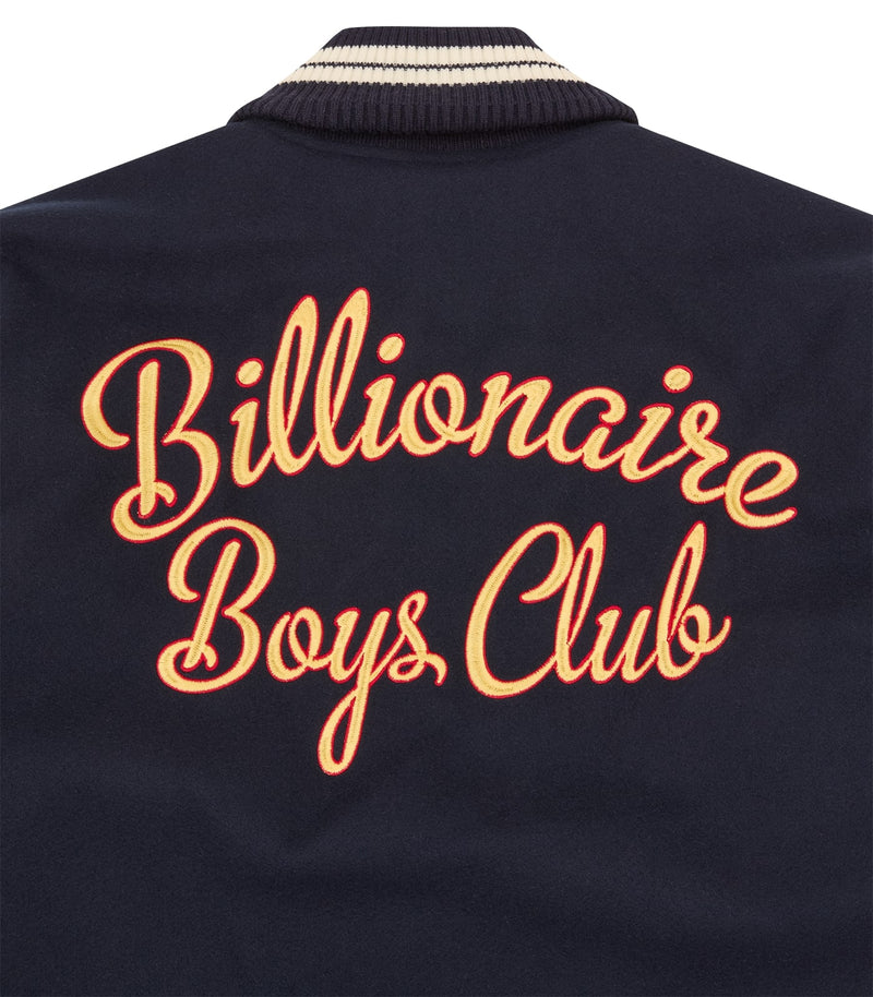 FANFARE SCRIPT LOGO VARSITY JACKET