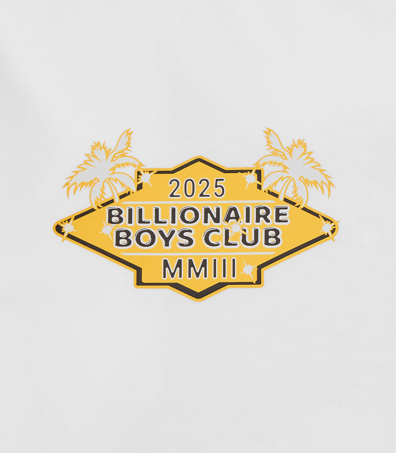 BILLIONAIRE BOYS CLUB Multi graphic LS t-shirt white