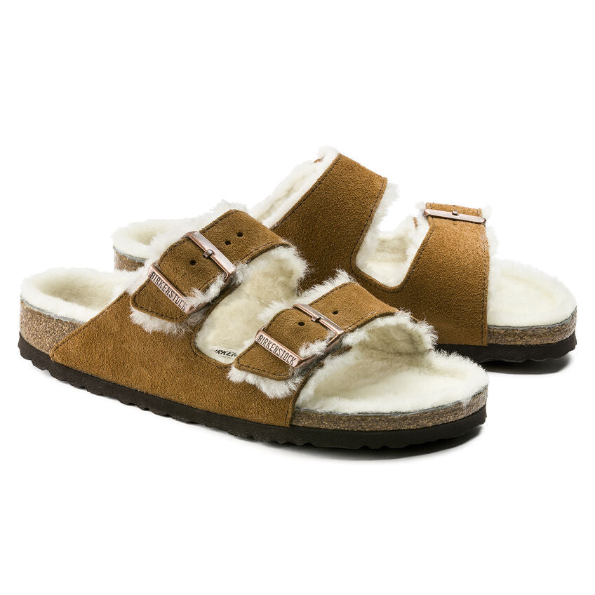 BIRKENSTOCK Arizona shearling mink brown