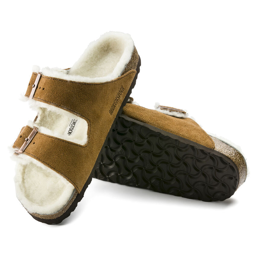 BIRKENSTOCK Arizona shearling mink brown