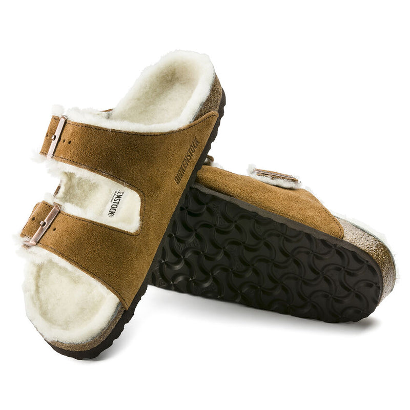 BIRKENSTOCK Arizona shearling mink brown