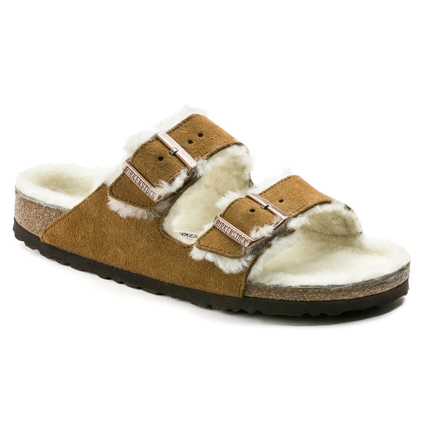 BIRKENSTOCK Arizona shearling mink brown