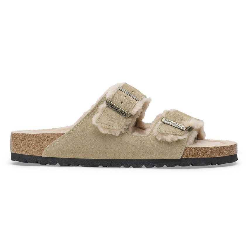 BIRKENSTOCK Arizona shearling taupe