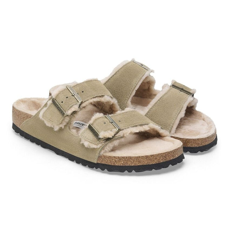 BIRKENSTOCK Arizona shearling taupe