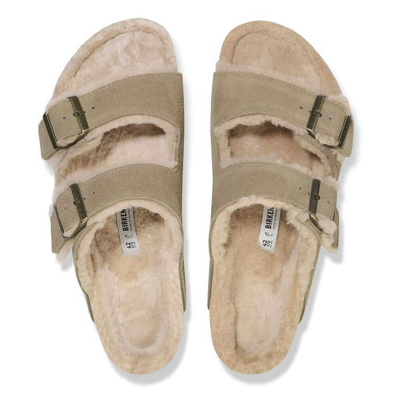 BIRKENSTOCK Arizona shearling taupe