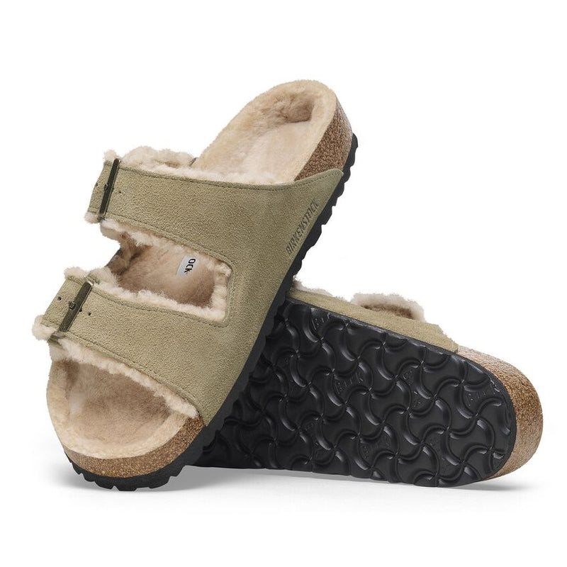 BIRKENSTOCK Arizona shearling taupe