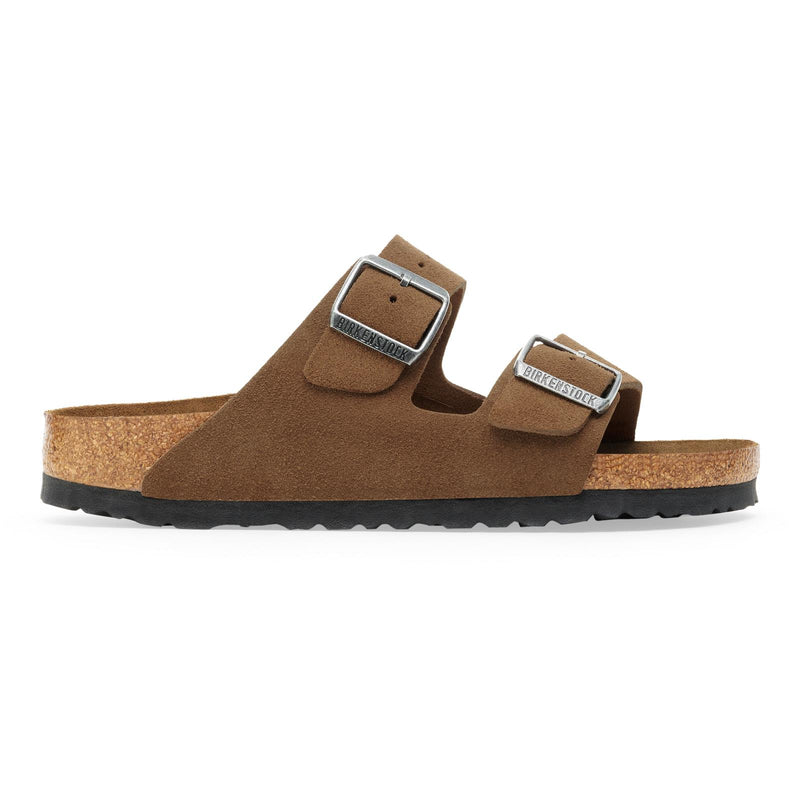 BIRKENSTOCK Arizona soft footbed sandals dark tea brown