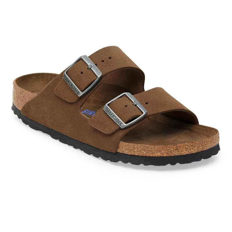 BIRKENSTOCK Arizona soft footbed sandals dark tea brown