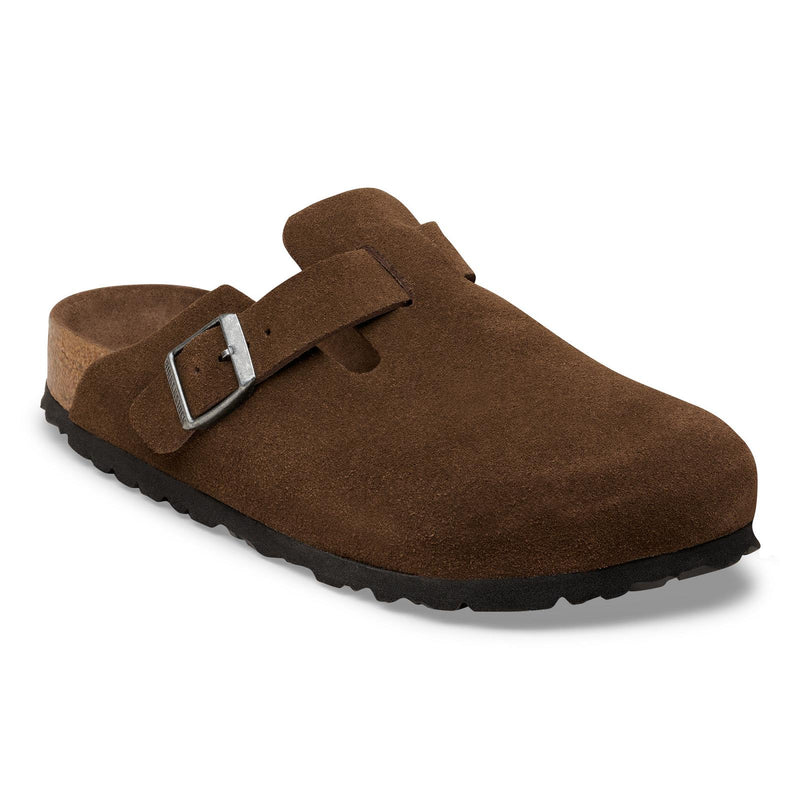 BIRKENSTOCK Boston mules carafe brown suede