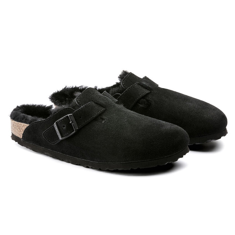 BIRKENSTOCK Boston shearling black