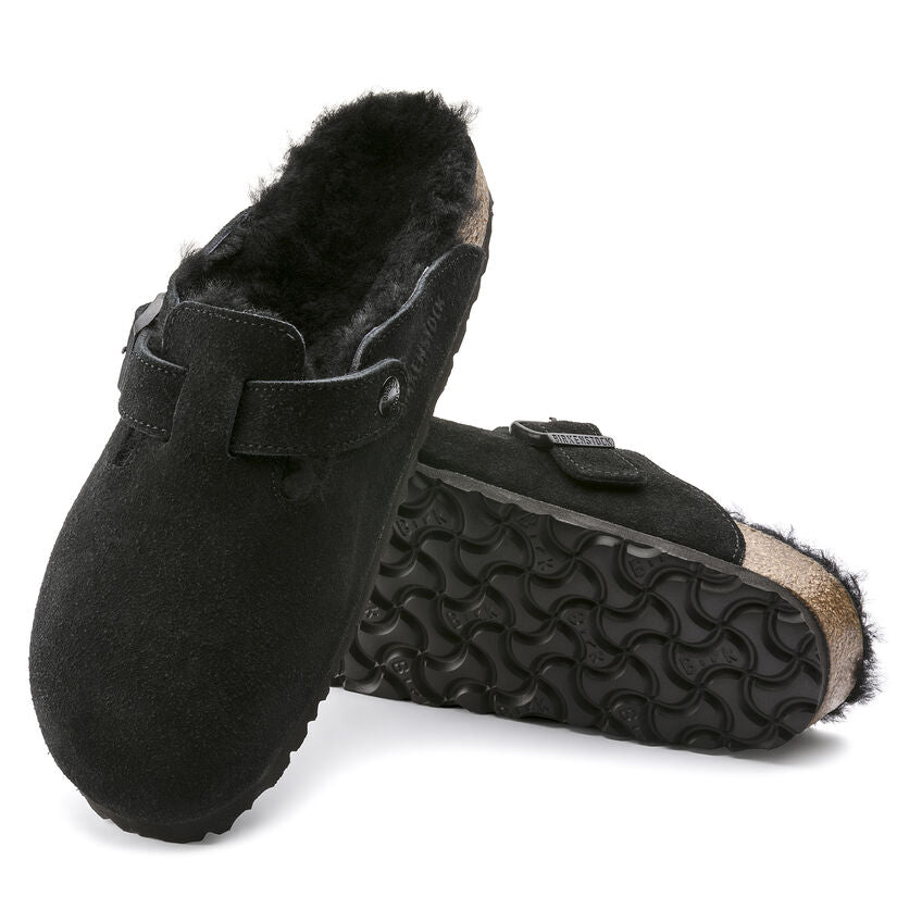 BIRKENSTOCK Boston shearling black