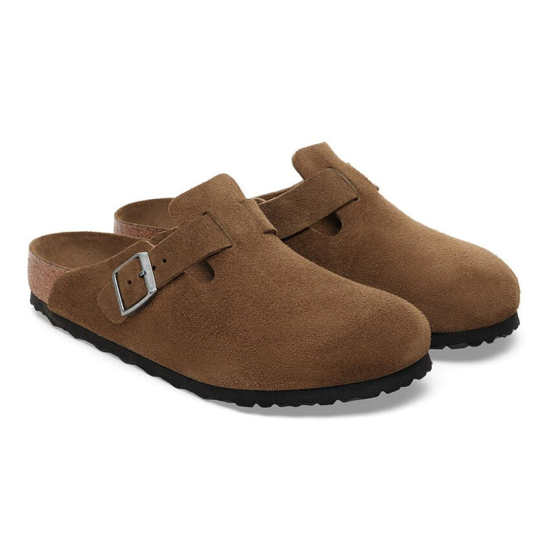 BIRKENSTOCK Boston soft footbed dark tea brown