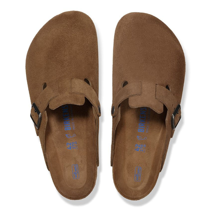 BIRKENSTOCK Boston soft footbed dark tea brown
