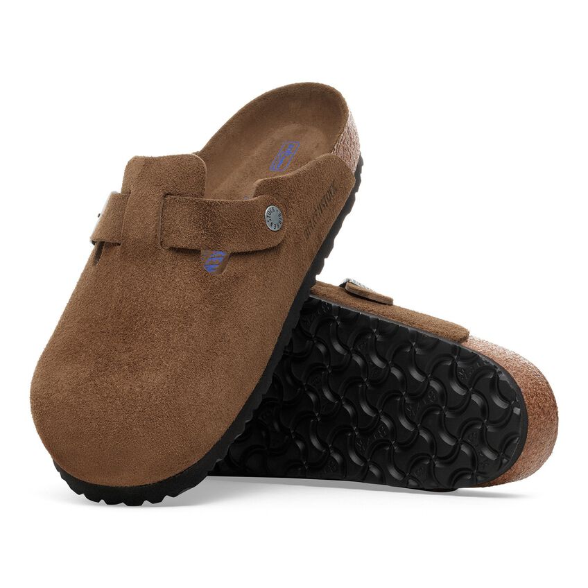 BIRKENSTOCK Boston soft footbed dark tea brown