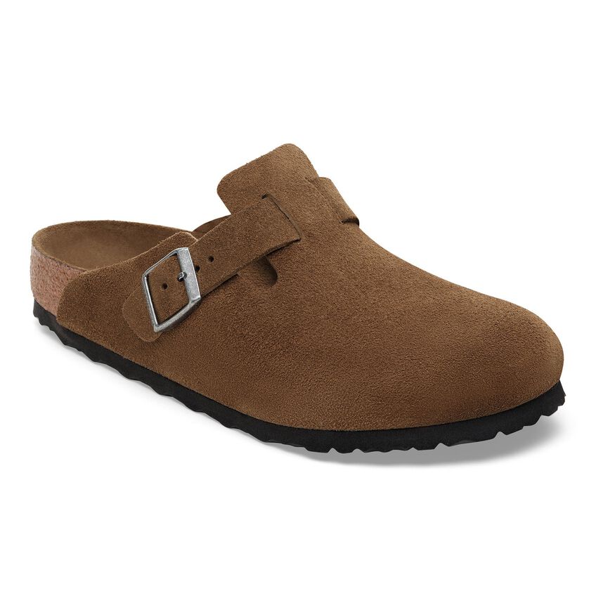 BIRKENSTOCK Boston soft footbed dark tea brown
