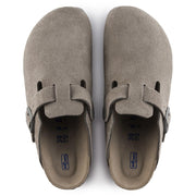 BIRKENSTOCK Boston soft footbed stone coin suede