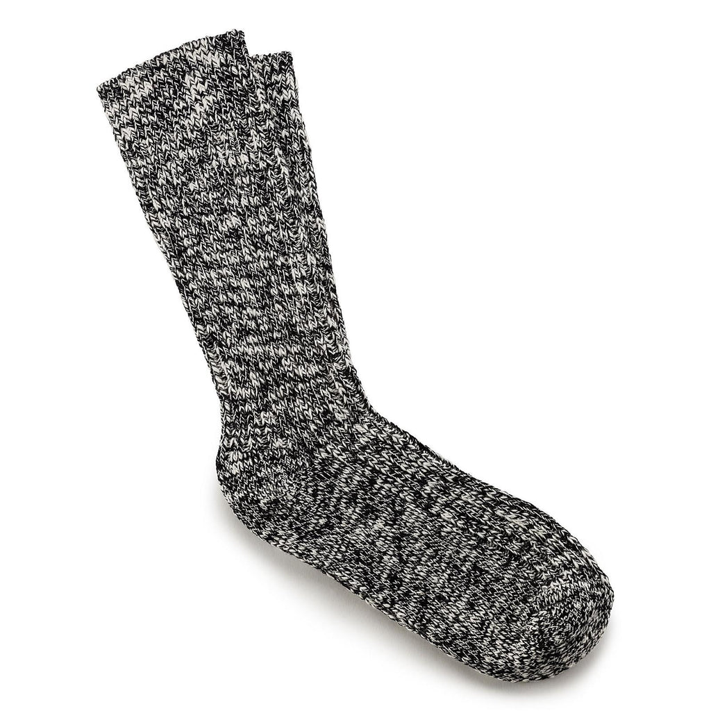BIRKENSTOCK Cotton slub men's socks black grey