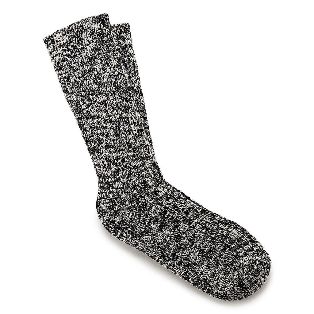 BIRKENSTOCK Cotton slub women's socks black grey