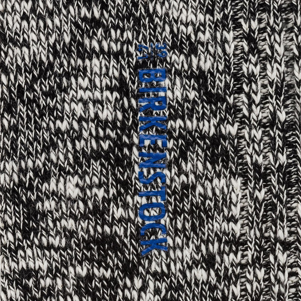 BIRKENSTOCK Cotton slub women's socks black grey