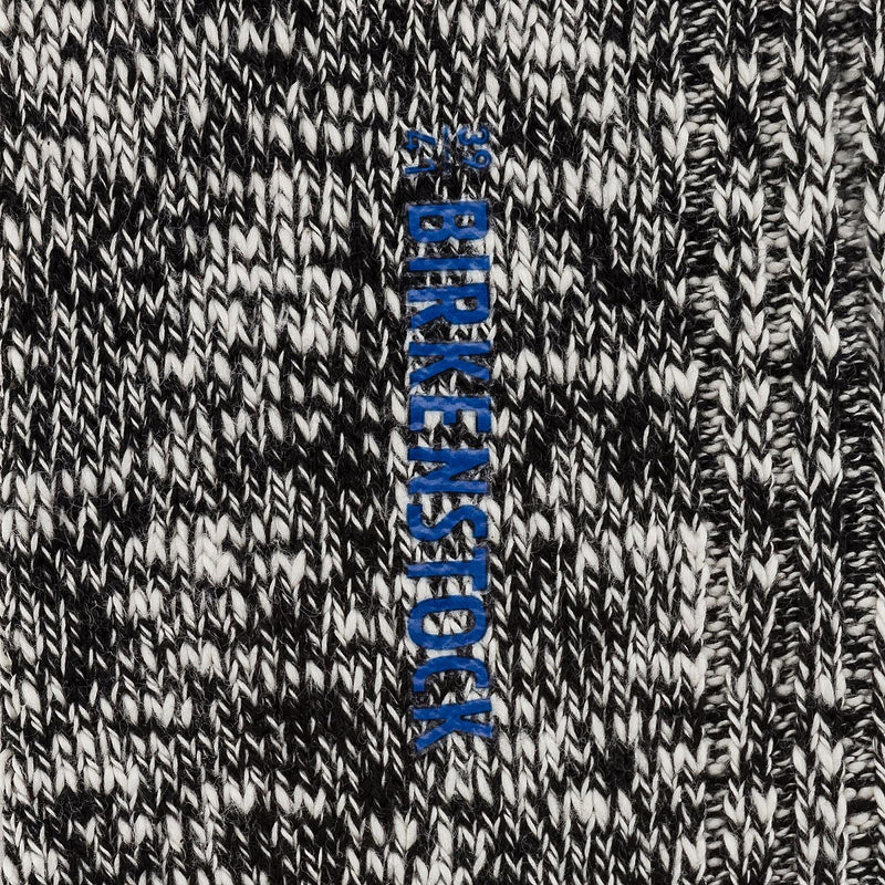 BIRKENSTOCK Cotton slub women's socks black grey