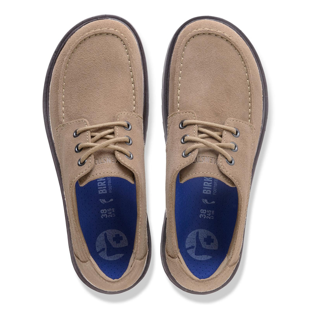 BIRKENSTOCK Highwood moc lace low gray taupe