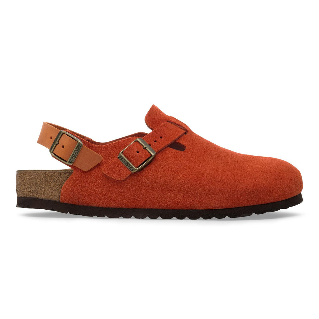 BIRKENSTOCK Tokio mules in rust brown/burnt orange
