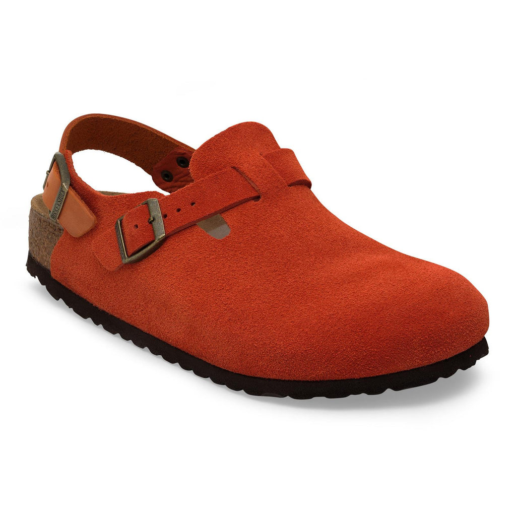 BIRKENSTOCK Tokio mules in rust brown/burnt orange