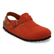BIRKENSTOCK Tokio mules in rust brown/burnt orange