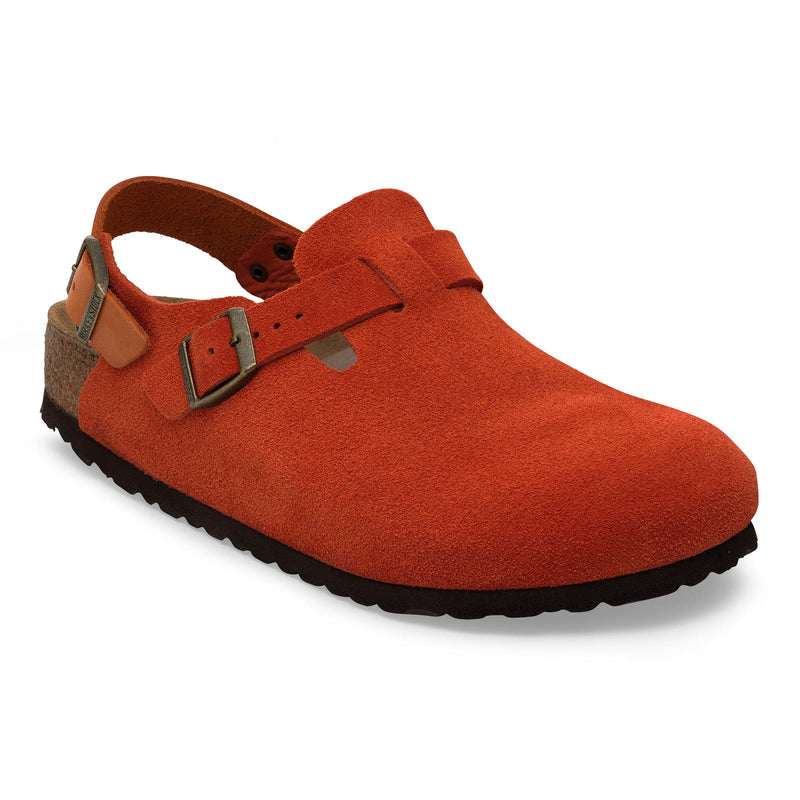 BIRKENSTOCK Tokio mules in rust brown/burnt orange