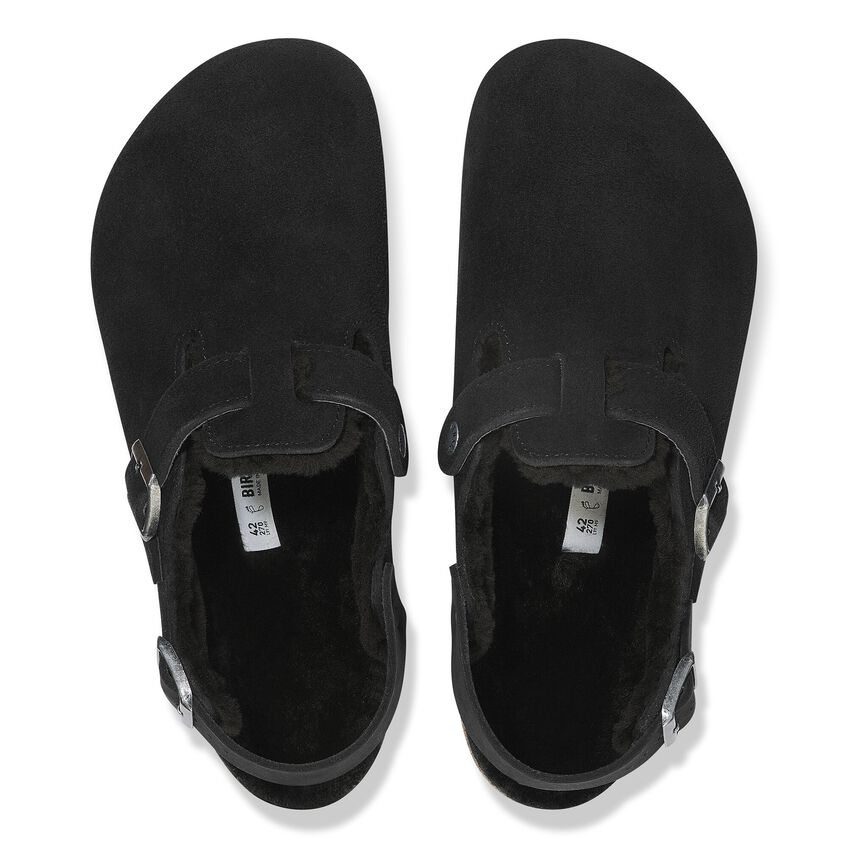 BIRKENSTOCK Tokio shearling black