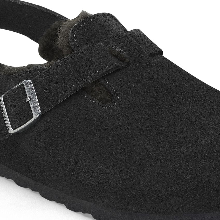 BIRKENSTOCK Tokio shearling black