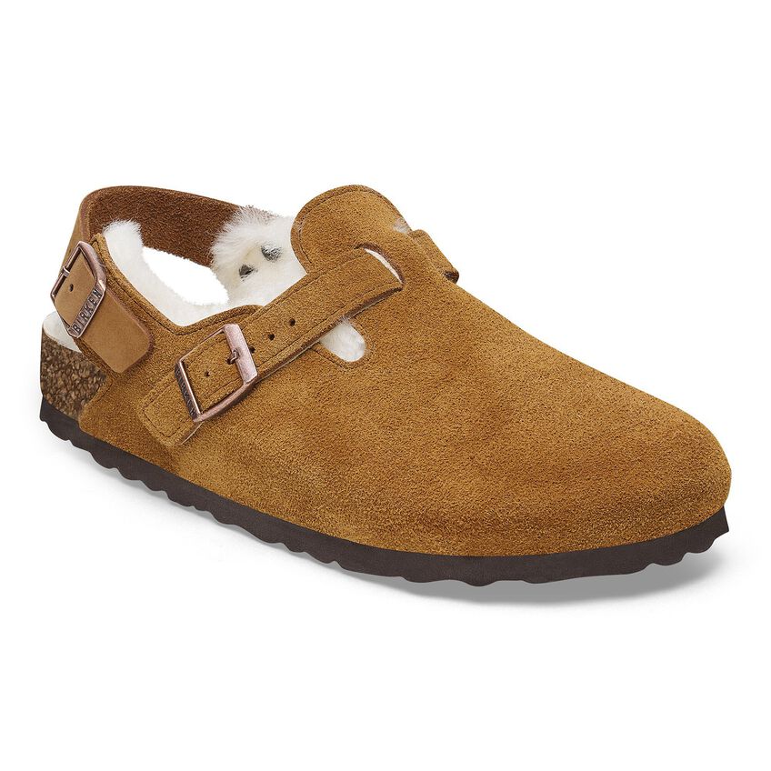BIRKENSTOCK Tokio shearling mink brown