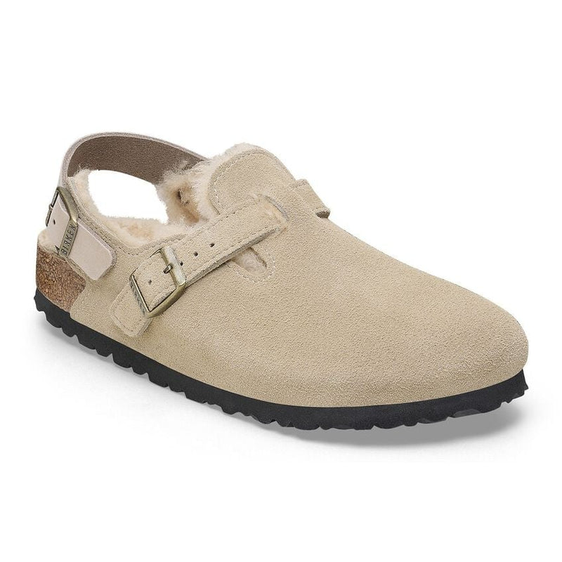 BIRKENSTOCK Tokio shearling taupe