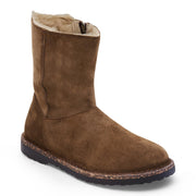 BIRKENSTOCK Uppsala zip shearling dark tea