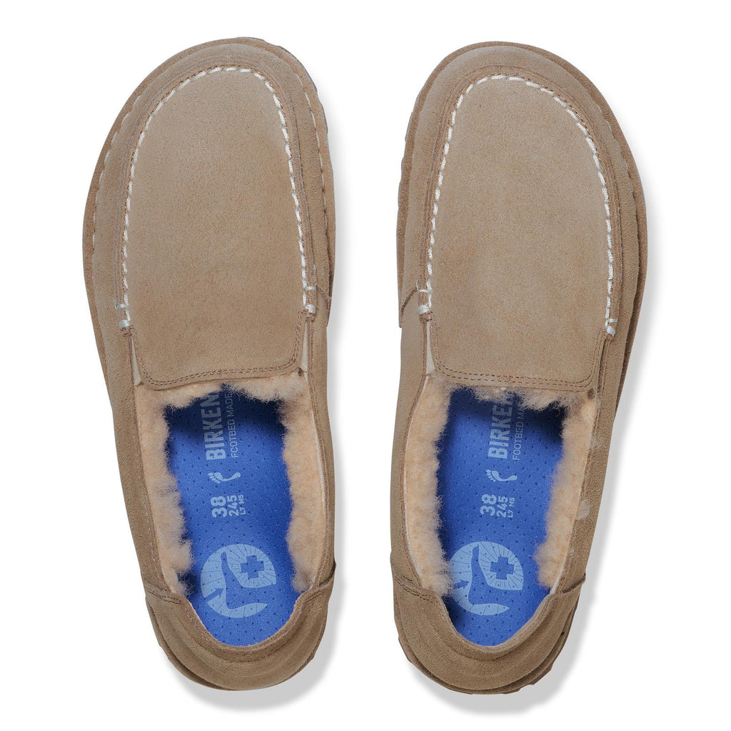 BIRKENSTOCK Utti shearling taupe