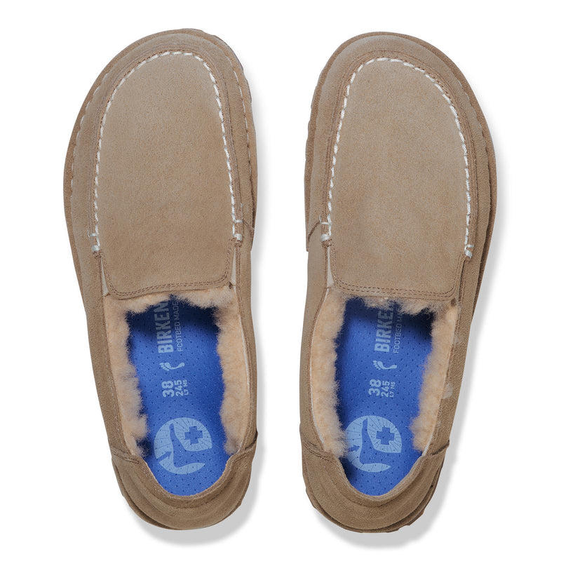 BIRKENSTOCK Utti shearling taupe