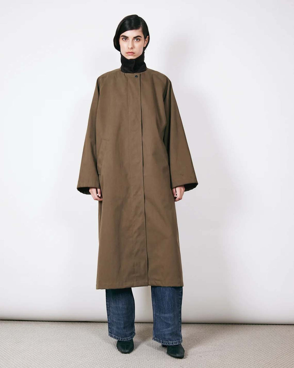 BRIXTOL TEXTILES Brooks coat deep fern
