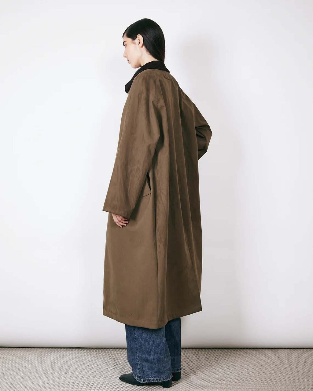 BRIXTOL TEXTILES Brooks coat deep fern
