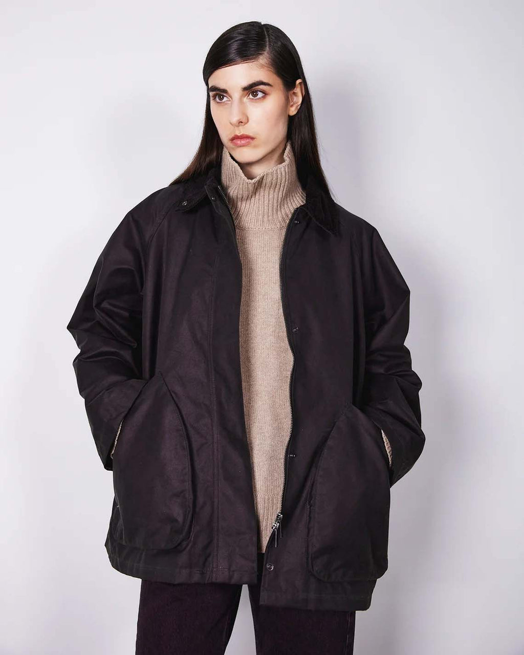 BRIXTOL TEXTILES Davonna jacket brown
