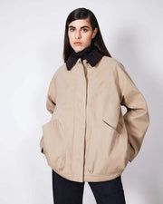 BRIXTOL TEXTILES Davonna padded jacket khaki