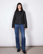 BRIXTOL TEXTILES Sissel wax jacket olive