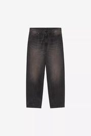 CARHARTT WIP Aaron pant black tobacco used wash