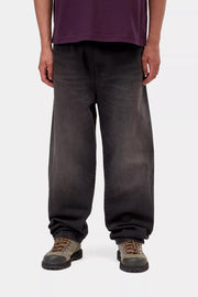 CARHARTT WIP Aaron pant black tobacco used wash